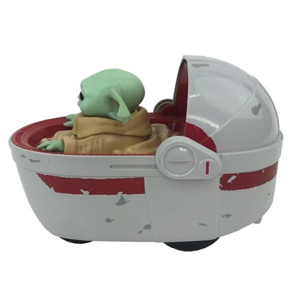Star Wars Mandalorian 9" Grogu Baby Yoda Hover Pram Remote Radio Control Video - Picture 10 of 13